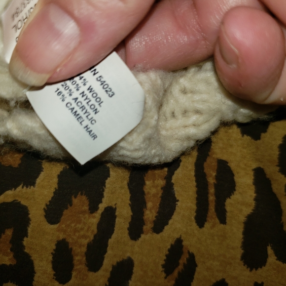 GAP Cream Cable Open-Knit Cowel-neck Sweater - Picture 8 of 8